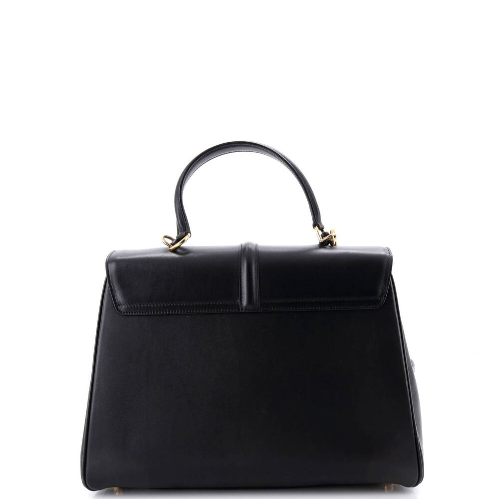 Celine 16 Top Handle Bag Grained #252854C24B - Picture 3 of 6